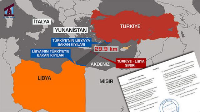 BM,TÜRKİYE İLE LİBYA ARASINDAKİ DENİZ SINIRI ANLAŞMASINI TESCİL ETTİ