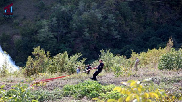 Trabzon'da İki Ayrı Noktada Yangın …