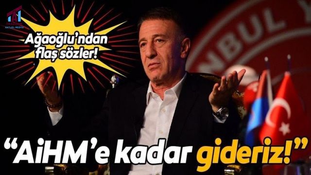 Trabzonspor Başkanı Ahmet Ağaoğlu açıklamalarda bulundu