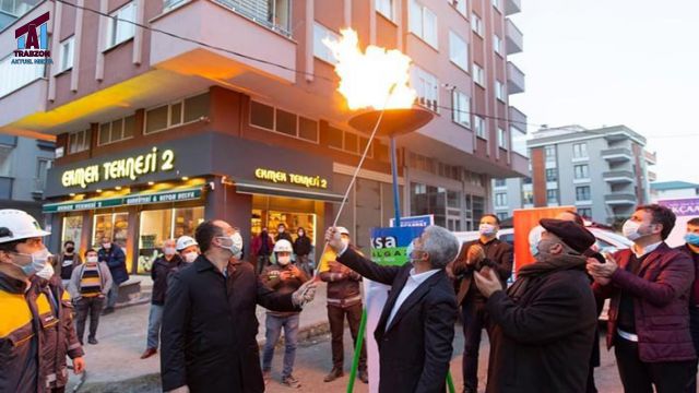 Akçaabat’ta Doğalgaz Sevinci