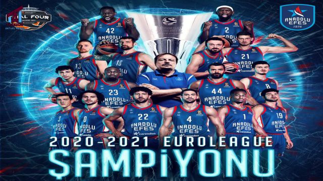 Anadolu Efes Euroleague Şampiyonu...