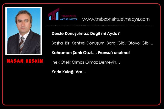 Derste Konuşulmaz; Değil mi Ayda?