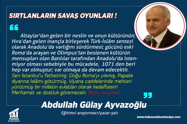 SIRTLANLARIN SAVAŞ OYUNLARI !